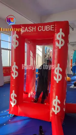 High-Quality Red Inflatable Cash Cube Manufacturer, Factories