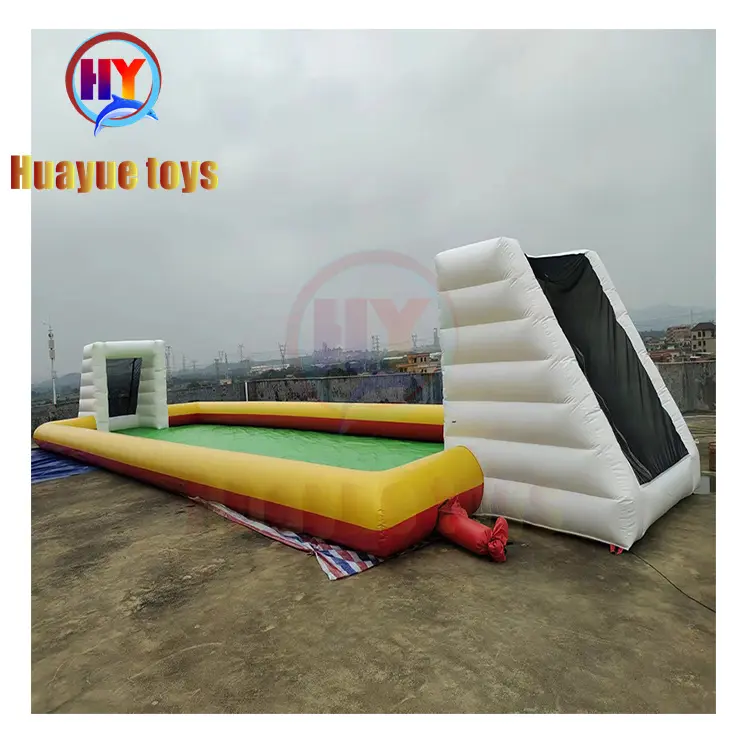 High-Quality Inflatable Soccer Field - with Red, Yellow & Green Design Manufacturer, Supplier