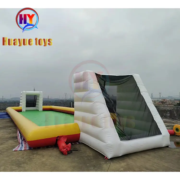 High-Quality Inflatable Soccer Field - with Red, Yellow & Green Design Manufacturer, Supplier