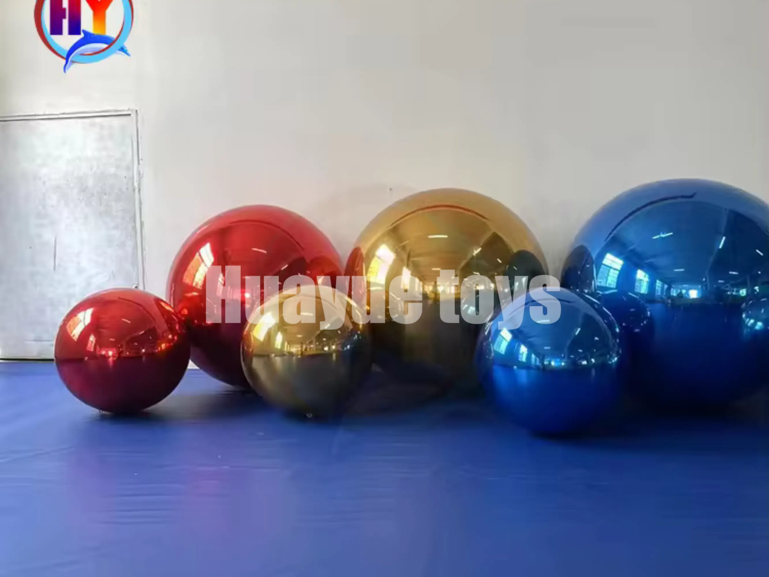 High-Quality Huayue Toys Inflatable gold mirror ball Suppliers, Factory