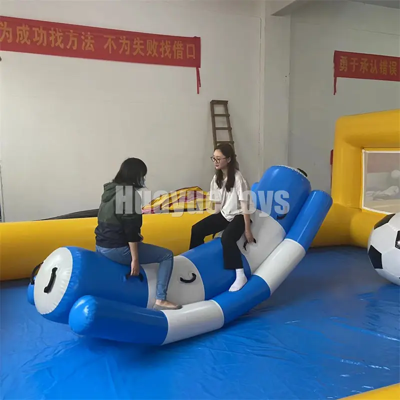 Wholesale Factory price Inflatable Park Seesaws Boat Games Kids Outdoor Indoor games Inflatable Seesaw For Kids Manufacturer, Factory