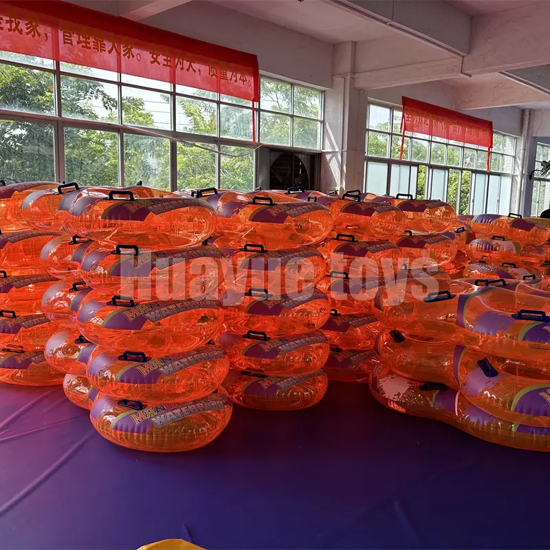 High-Quality PVC Inflatable Swimming Ring Water Swim Ring For Kids Sun Safety water park inflatable slide ring Suppliers, Factories