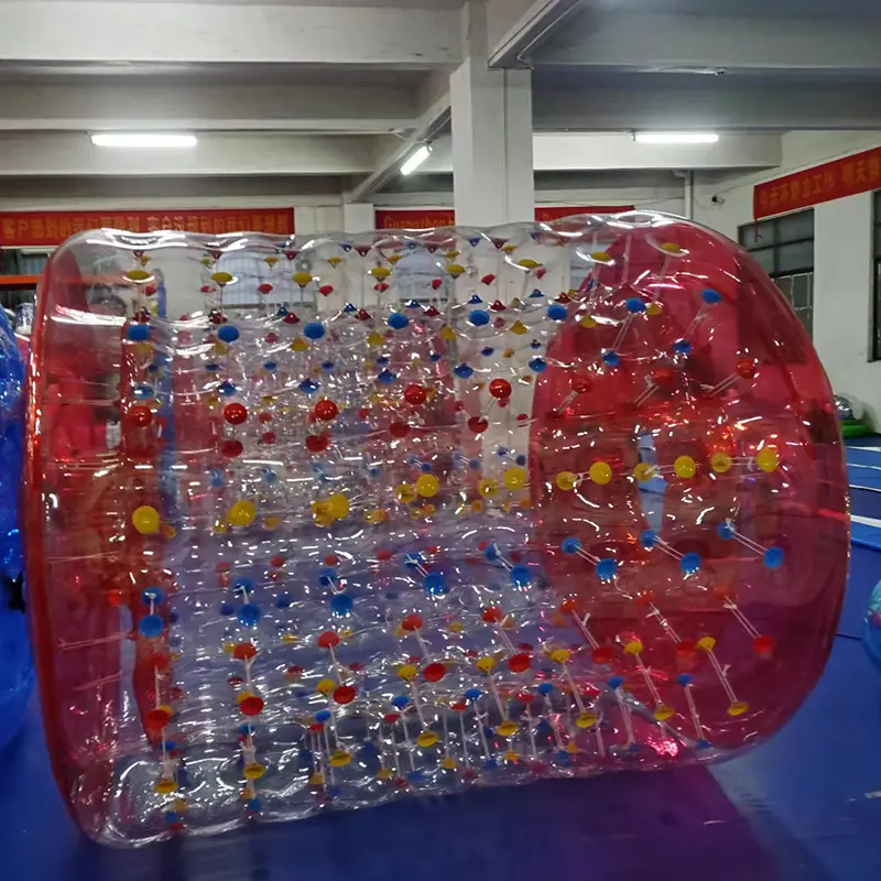 Wholesale Hot Sale PVC/TPU Inflatable Water Roller BalRolling Ball Inflatable Roller Zorb Ball Suppliers, Factories