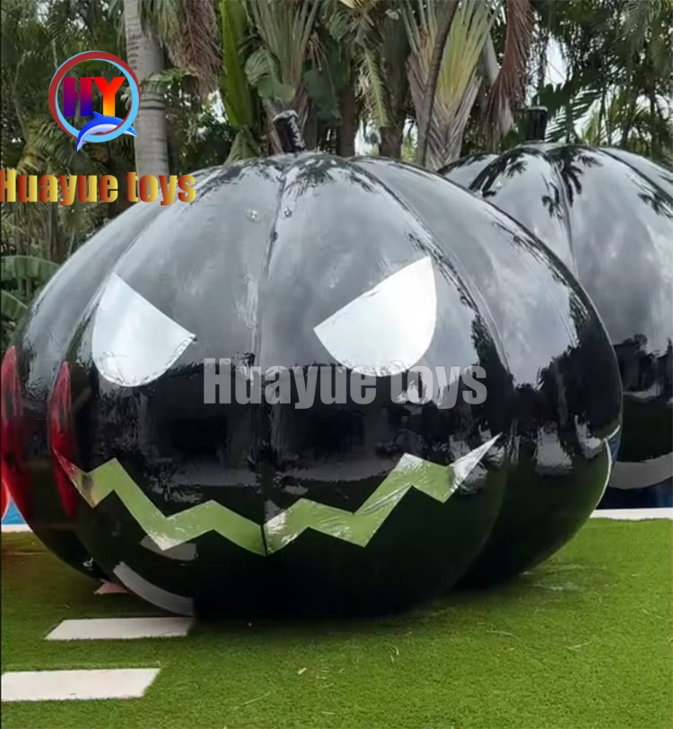 festive inflatable pumpkin
