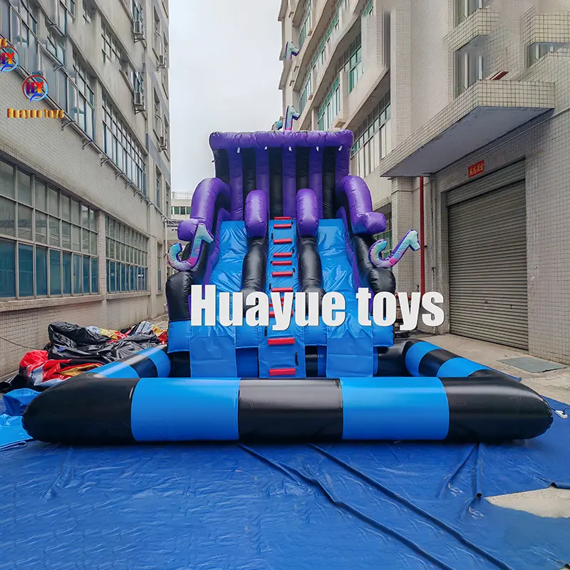 Wholesale Inflatable water slide with pool Outdoor inflatable water park with slide for kids Ocean inflatable bounce castle Manufacturer, Suppliers