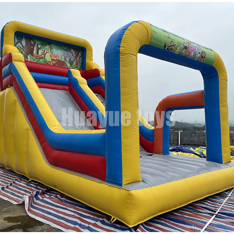 Wholesale Outdoor High quality PVC Inflatable Castle Slide combo Inflatable Bouncy Slide for Children Supplier, Factory