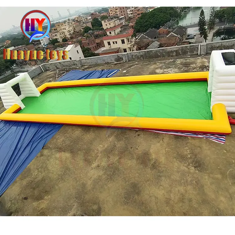 High-Quality Inflatable Soccer Field - with Red, Yellow & Green Design Manufacturer, Supplier
