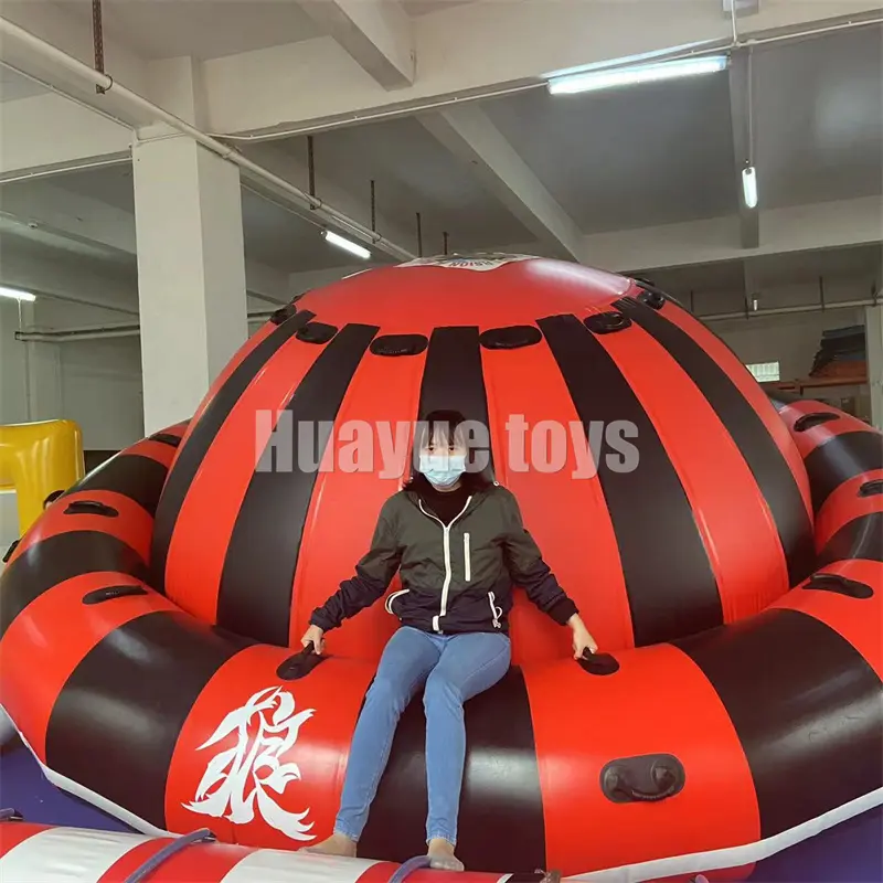 Wholesale Inflatable Spinning Top UFO Towable Tube Inflatable Water Rotating Disco Boat Supplier, Suppliers
