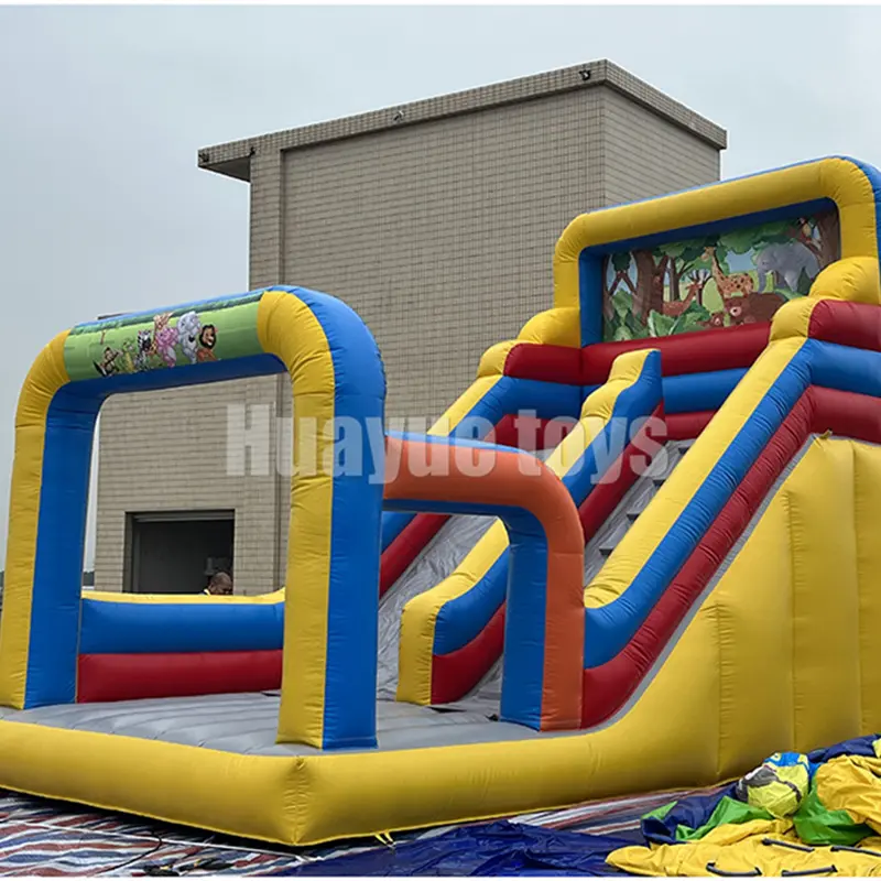 Wholesale Outdoor High quality PVC Inflatable Castle Slide combo Inflatable Bouncy Slide for Children Supplier, Factory