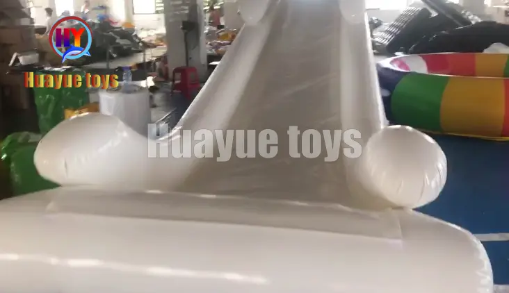 High-Quality All-White Inflatable Yacht Slide Manufacturer, Factories