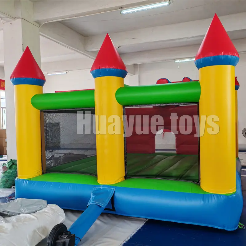 High-Quality Outdoors High quality PVC Inflatable bounce Castle with slide Custom backyard bouncer garden Manufacturers, Supplier