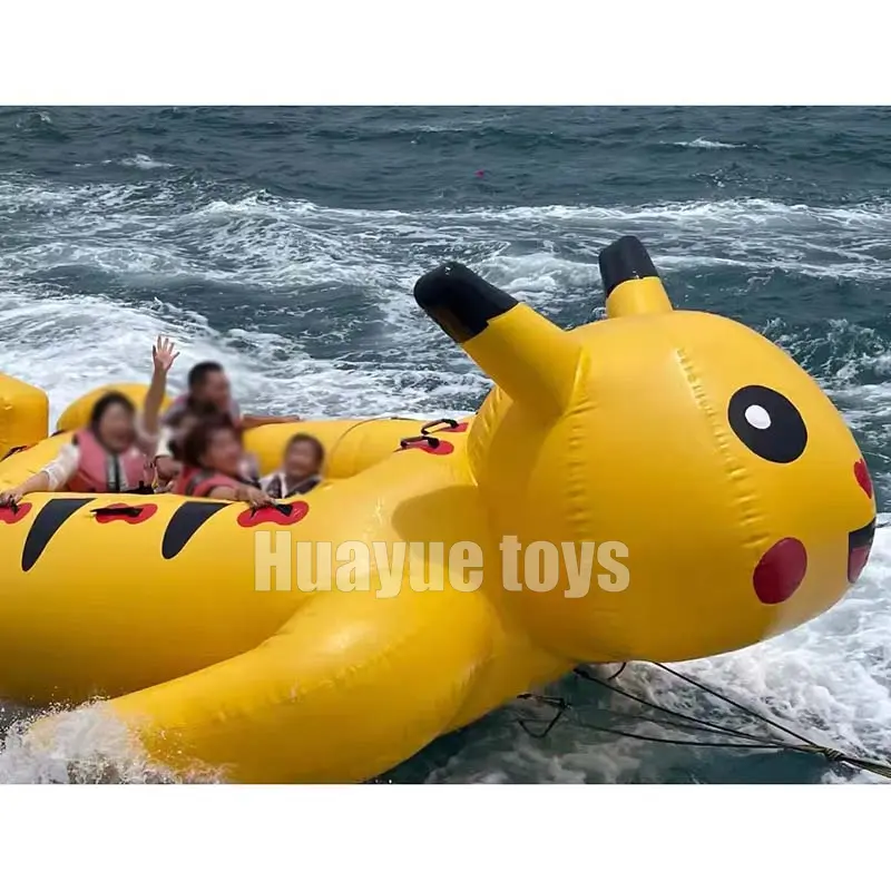 Wholesale Inflatable Pikachu Cartoon-Shaped Towable Boat Supplier, Factories