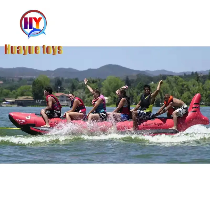 High-Quality Dual-Row 10-Seater Inflatable Shark Towable Boat Manufacturers, Factories