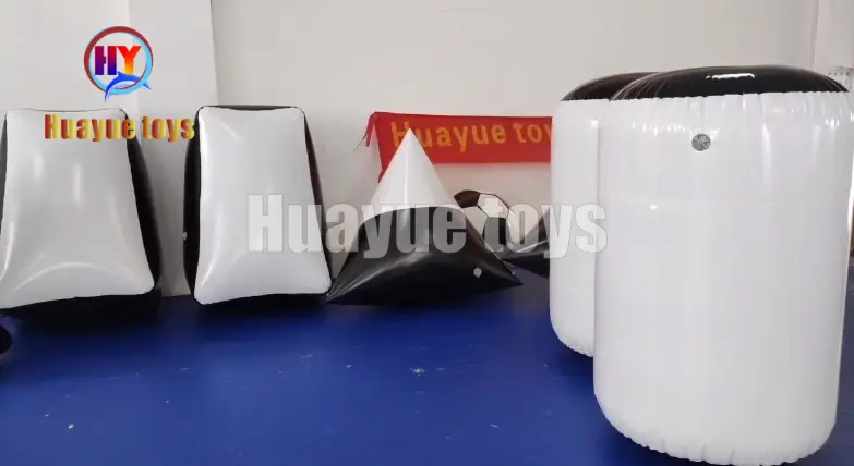 High-Quality Black and White Inflatable Paintball Bunker Suppliers, Factory