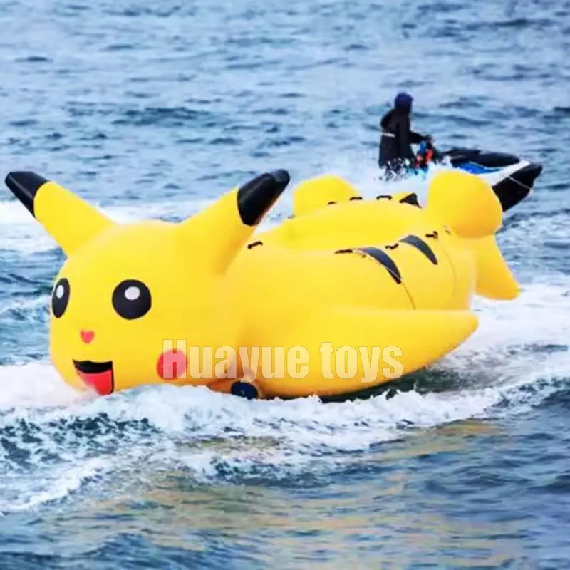 Wholesale Inflatable Pikachu Cartoon-Shaped Towable Boat Supplier, Factories