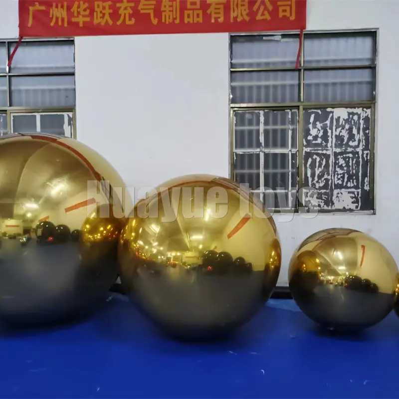 High-Quality Inflatable Mirror Balls Sphere PVC Large Reflective Mirror Balloon Big Shiny Ball For Disco Christmas Wedding Party Events Decor Suppliers, Factories