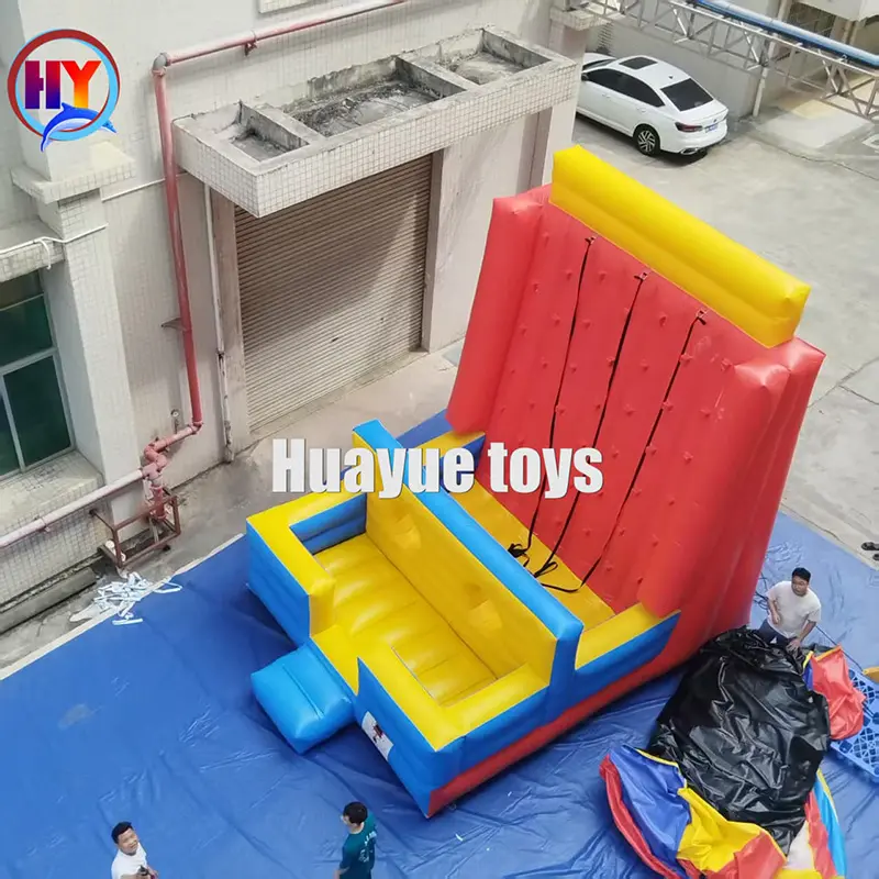 Wholesale Outdoor Inflatable Climbing Wall Mountain / Kids Inflatable Rock Climbing Wall Interactive Sport Games Manufacturer, Suppliers