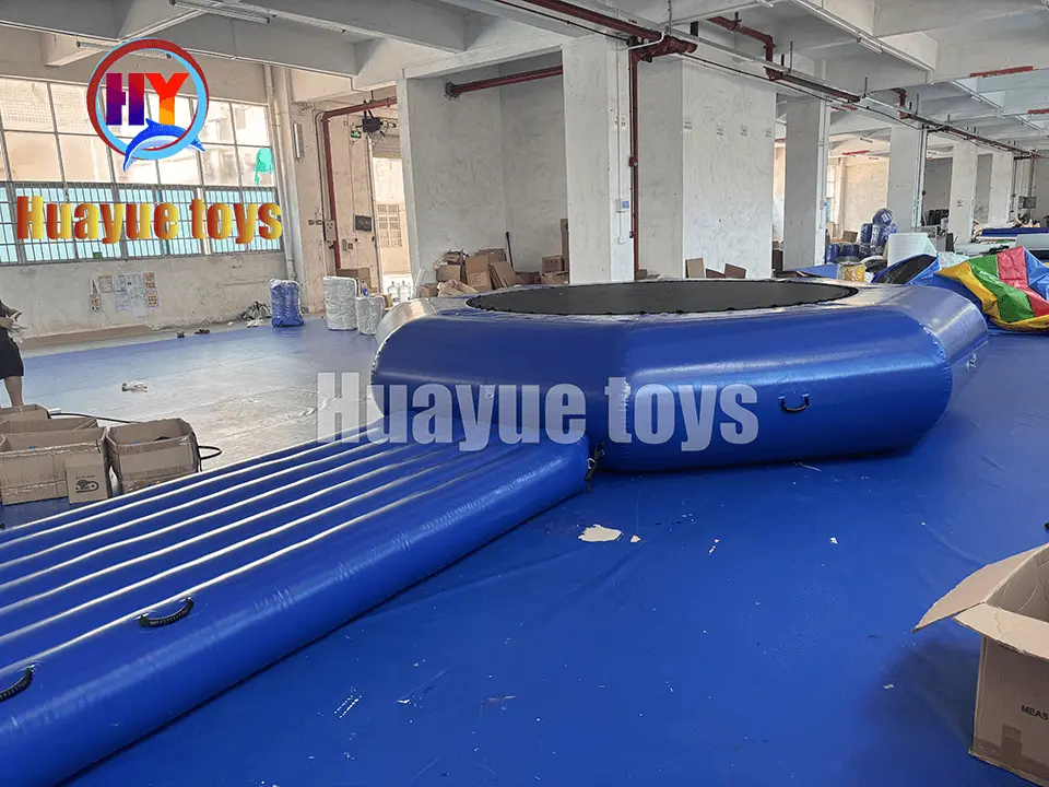 High-Quality HUAYUE Giant Inflatable Water Park Combo Pyramid Slide Climbing Wall & Bounce Trampoline for Kids Backyard Pool Party Summer Outdoor Fun Supplier, Suppliers