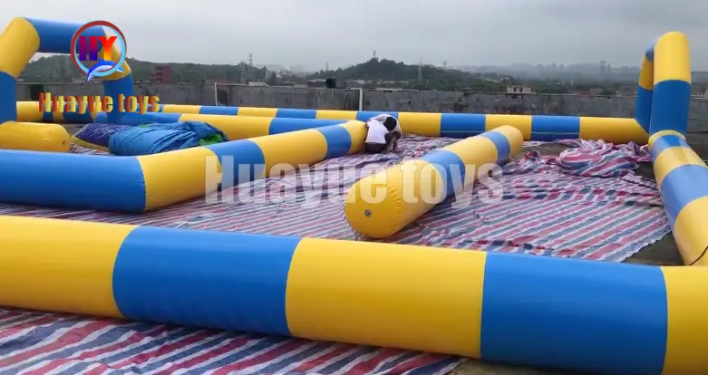 High-Quality 15.5×13m Inflatable Bumper Car Barrier - High-Visibility Safety Containment System by China Suppliers and Factory Manufacturers, Factory