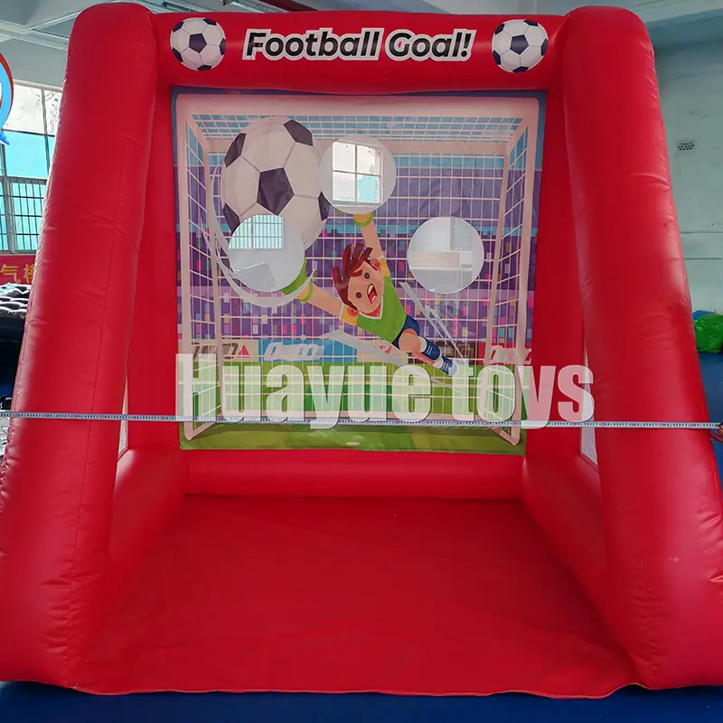 Wholesale Customized Indoor Amusement Park Footbal KidsMini lnflatable Soccer Goal Manufacturer, Manufacturers