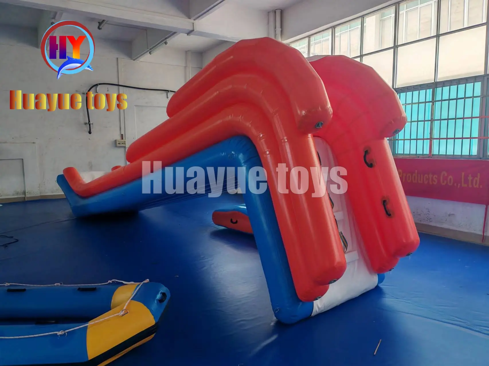 Wholesale Blue-Orange-White Inflatable Yacht Slide Suppliers, Factories