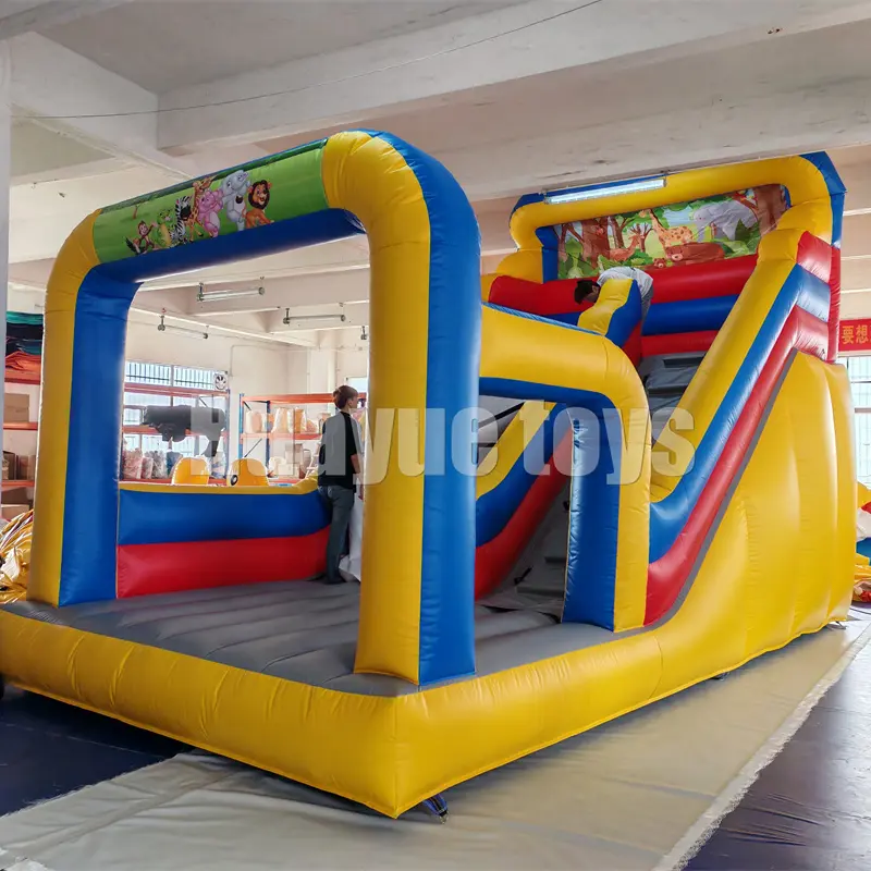 Wholesale Outdoor High quality PVC Inflatable Castle Slide combo Inflatable Bouncy Slide for Children Supplier, Factory