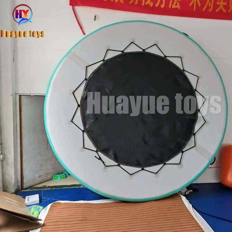 High-Quality Custom Round Inflatable Floating Dock StablePlatform Raft for Beach Lake Pool Jet Ski Recreation Supplier, Factory