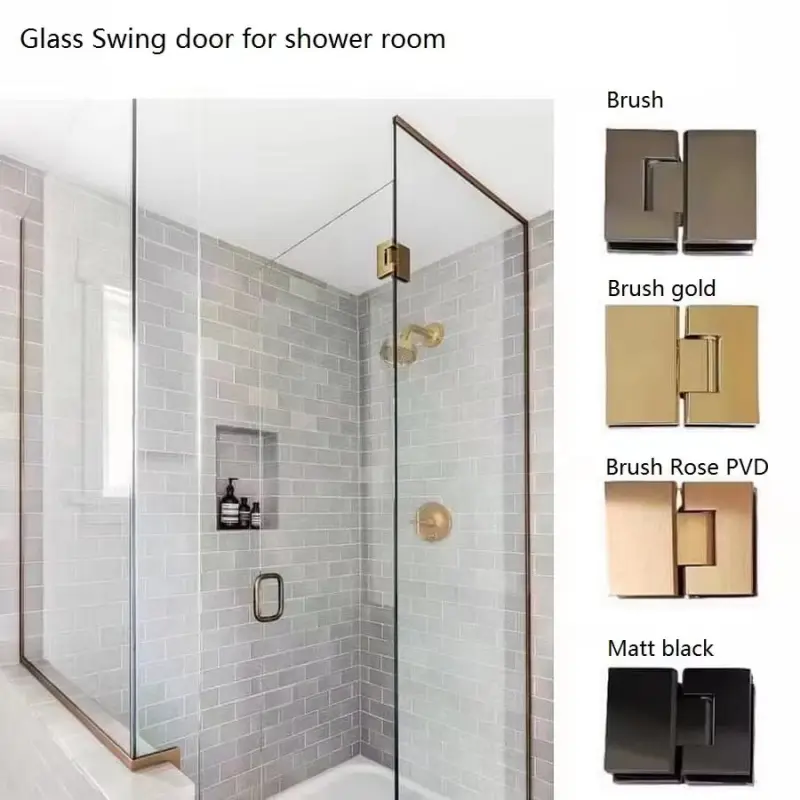 90 Degree Shower Hinge for Bathroom Enclosure (10)