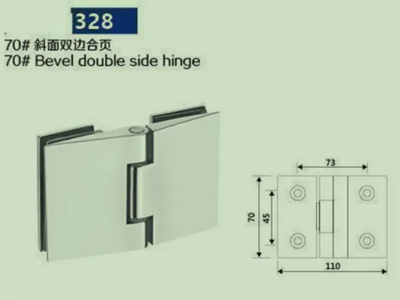 Shower Hinge Detail View 2
