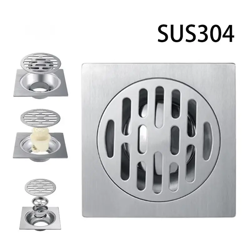 Stainless Steel Floor Drain Detail 5