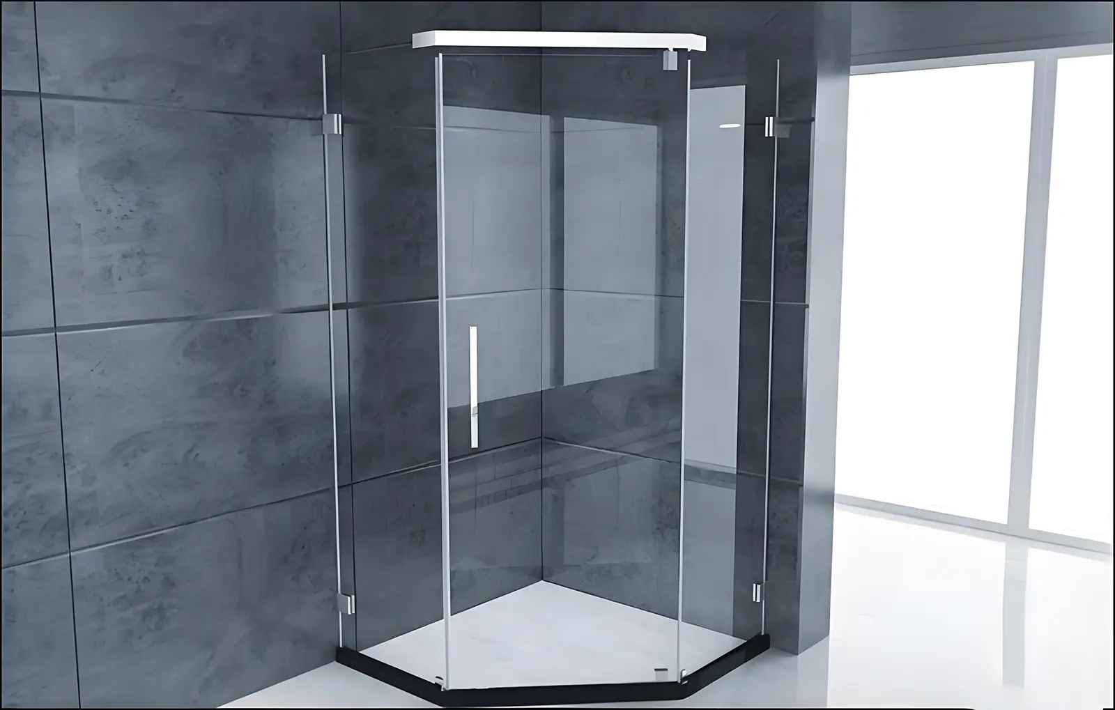 Shower hinge 1