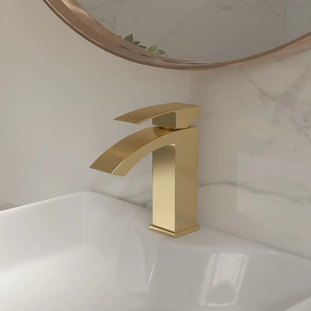 Brushed Gold Faucet View 2