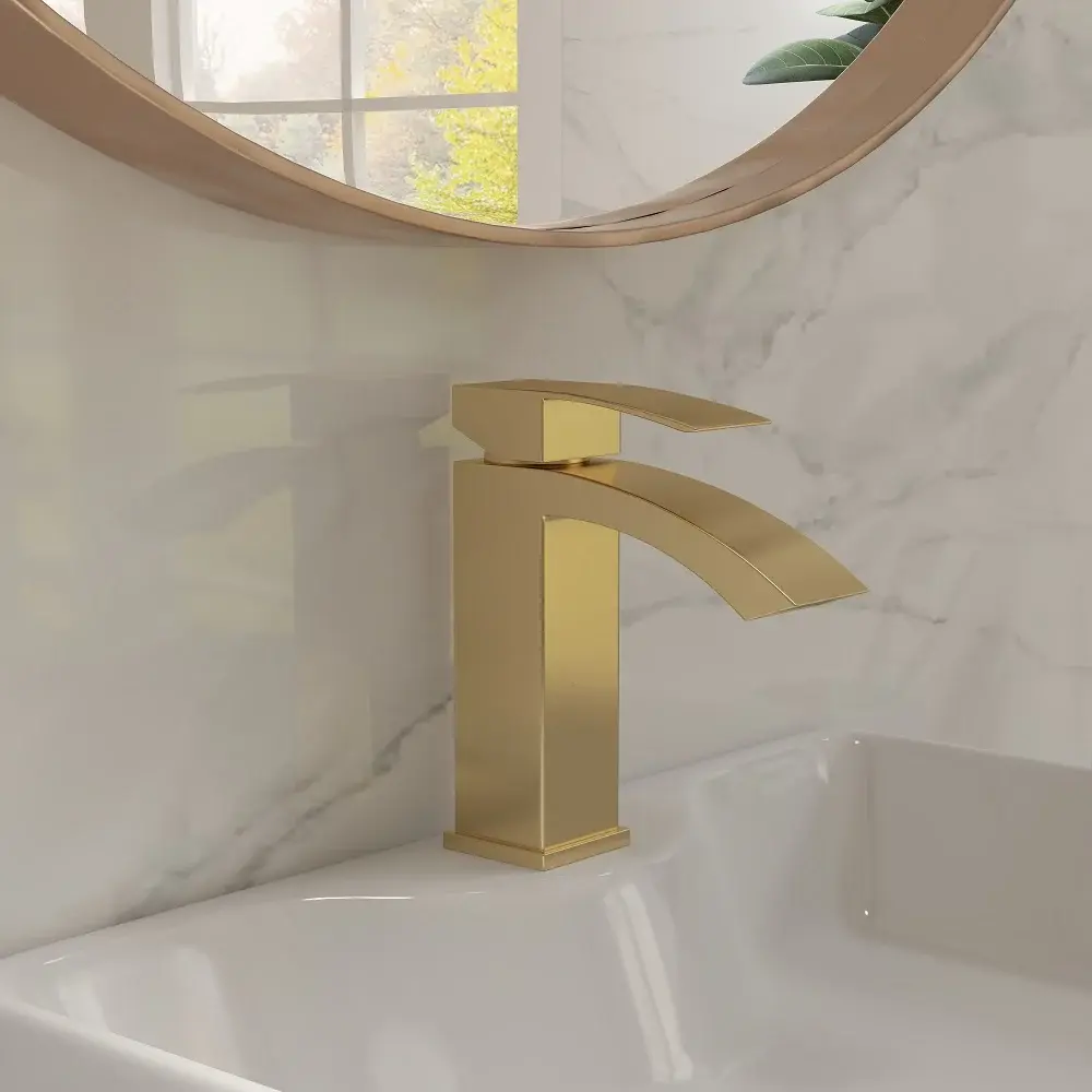 Brushed Gold Faucet View 4