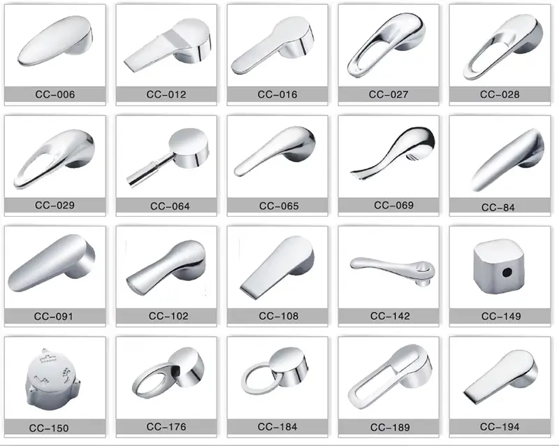Zinc Alloy Faucet Handle Detail