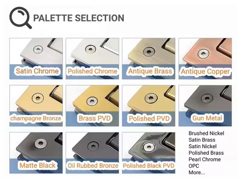Zero Degree Shower Glass Clamp - 2