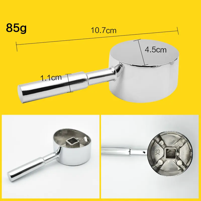 faucet handle side view