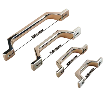 Customize Zinc Alloy Decorative Handles Metallic Decoration