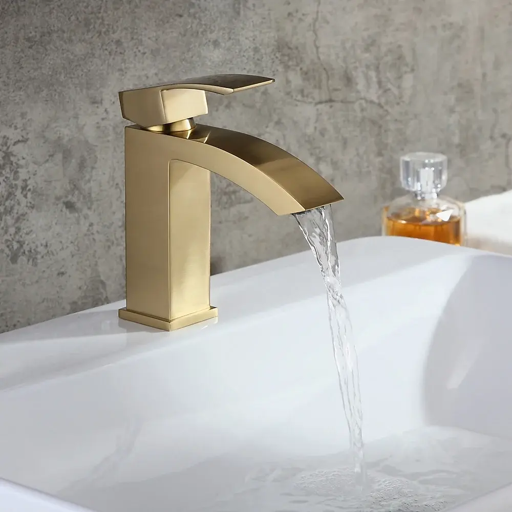 Brushed Gold Faucet View 3