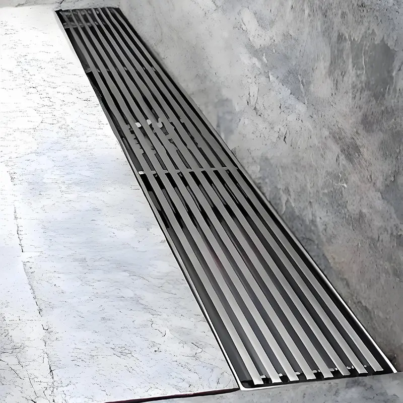 linear floor drain finish