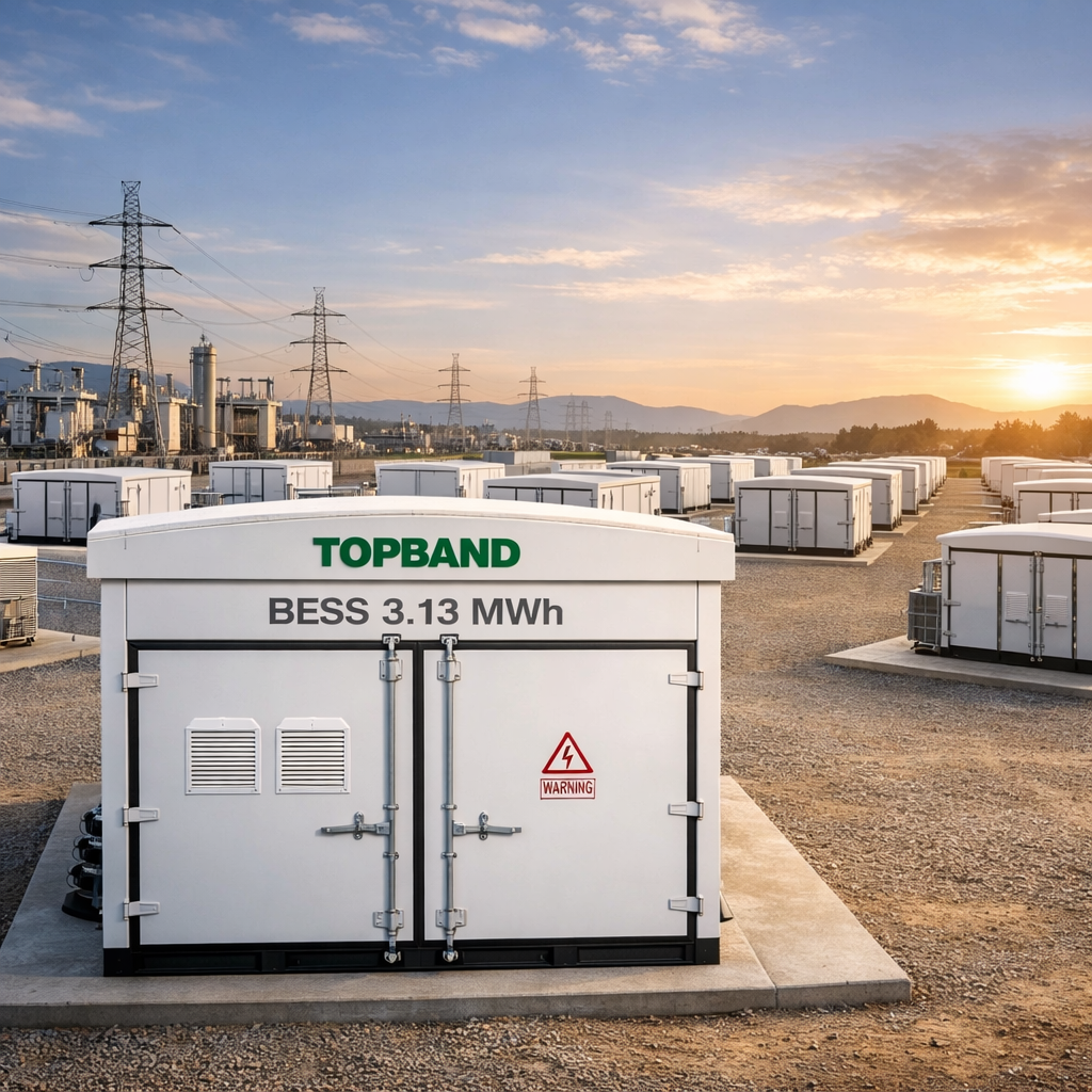 TOPBAND 3.13MWh / 1500kW Grid-Scale Liquid Cooled BESS Container | Valtrix String 3.0 Utility Energy Storage System