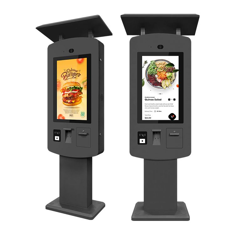 Sinmar Weatherproof Self Service Ordering Printer Kiosk Smart Touch Screen All In One Totem Outdoor Waterproof Computer Kiosk