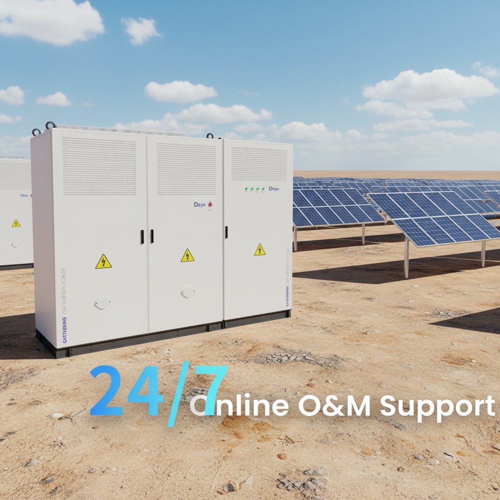 Deye C&amp;I ESS Solution Smart EMS Controlled 430kWh Battery Energy Storage System for Microgrid Application