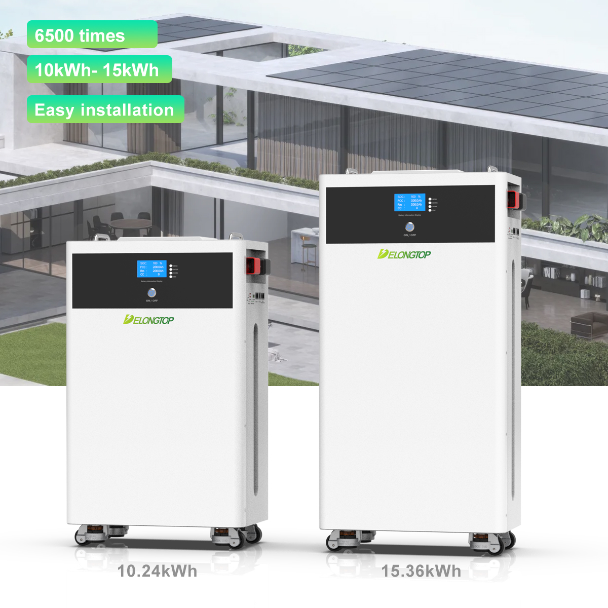 Movable Solar Battery Showcase
