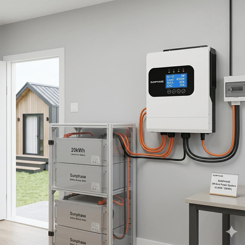 3.6KW 24V Integrated Solar Hybrid Inverter High Conversion Rate for Civil Solar Energy Equipment
