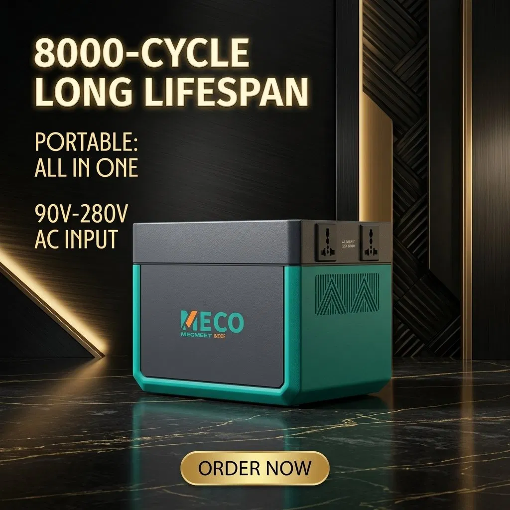 Powerful 1kwh 500W Portable Solar Energy LiFePO4 Power Station for for Outdoor Use