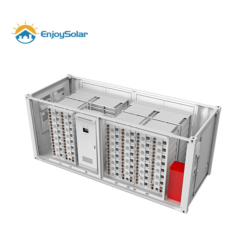 500kw 1MW 2MW Containerized Hybrid Solar Energy System with 1mwh 2mwh 3mwh Lithium Ion Battery Pack Storage