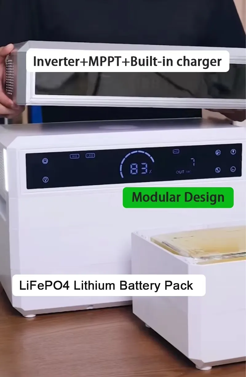 Powerful 3072wh Lithium Battery Solar Generator Portable Power Station for off Grid Energy Solutions