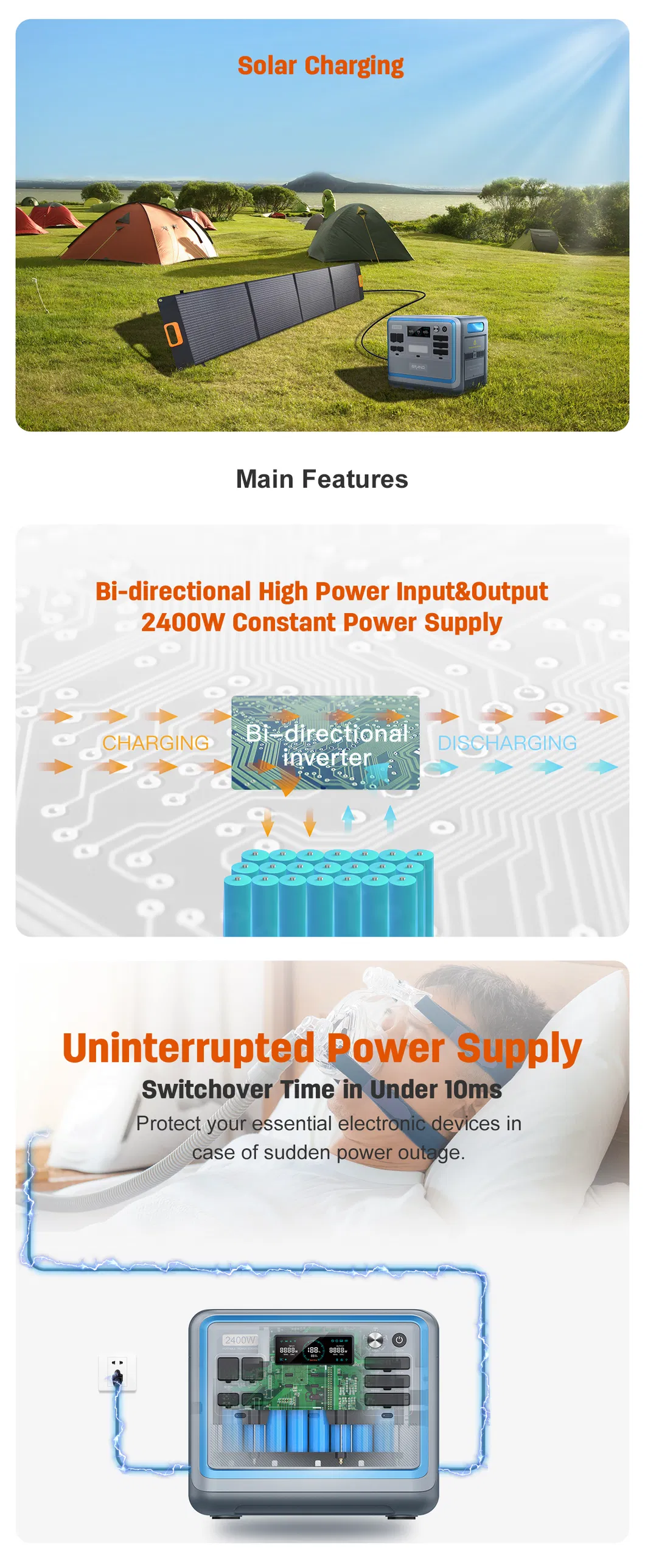 Solar Generator Backup Power Specifications