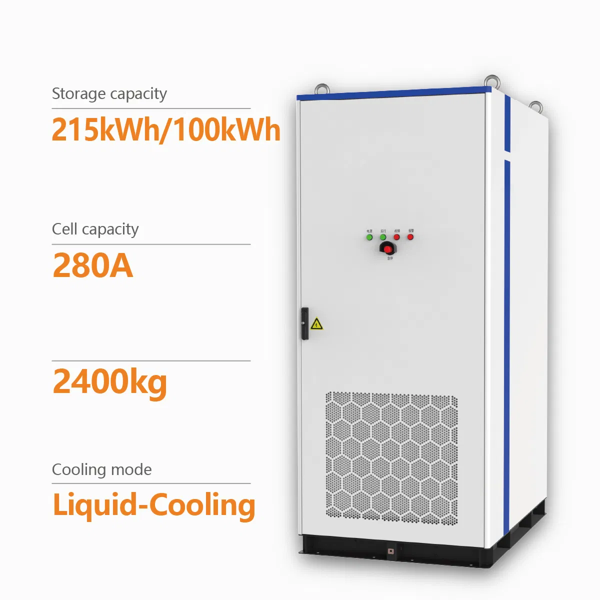 768V 215kwh Industrial and Commercial Ess Integrated Energy Storage Cabinet Lithium Battery Energy Storage System Lithium Ion Battery Pack