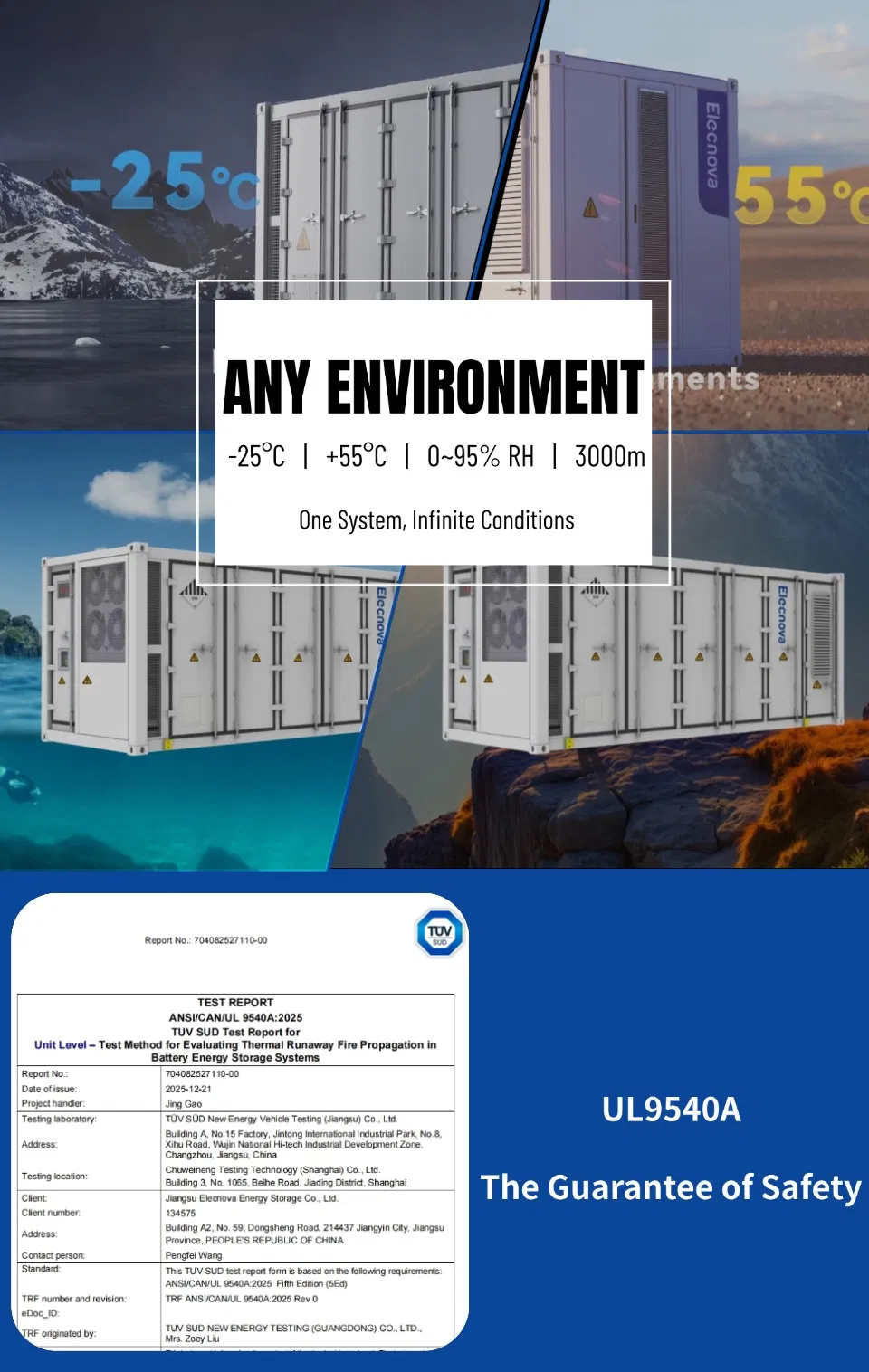 Environmental Adaptability Specs
